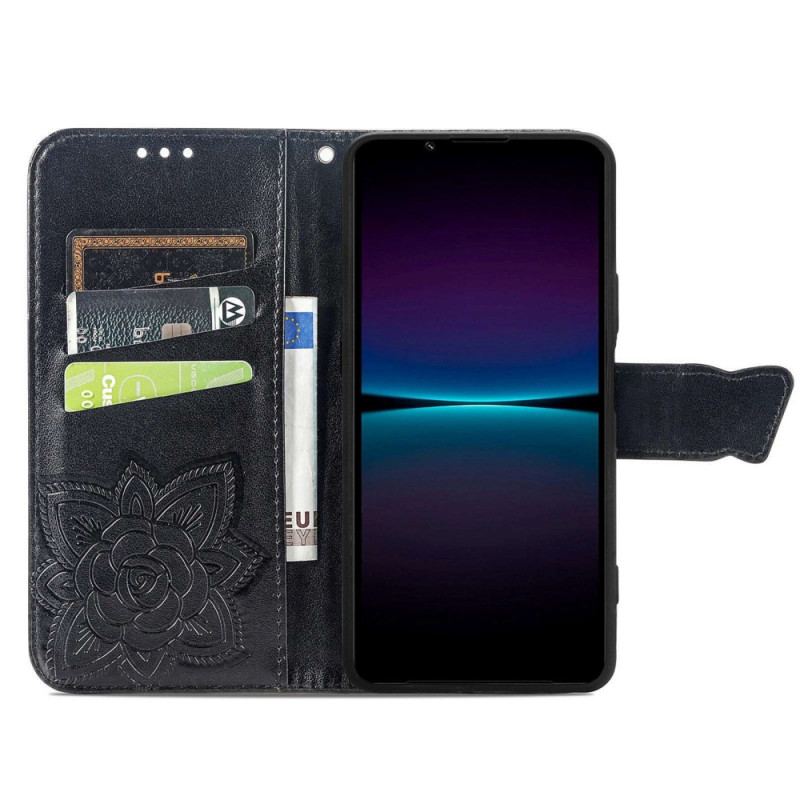 Flip Cover Sony Xperia 1 IV Barok Sommerfugl