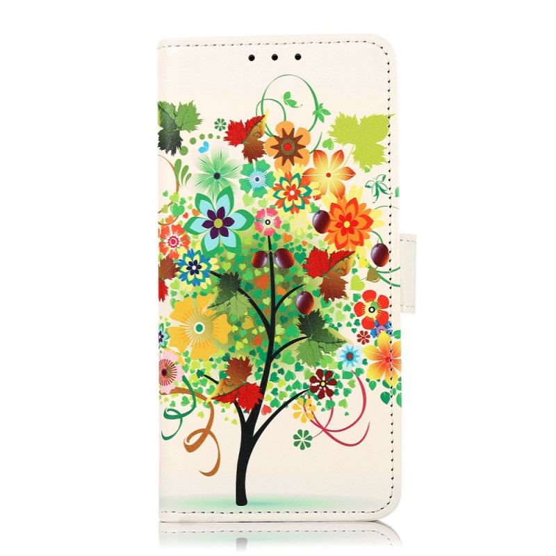 Flip Cover Sony Xperia 1 IV Blomstrende Træ