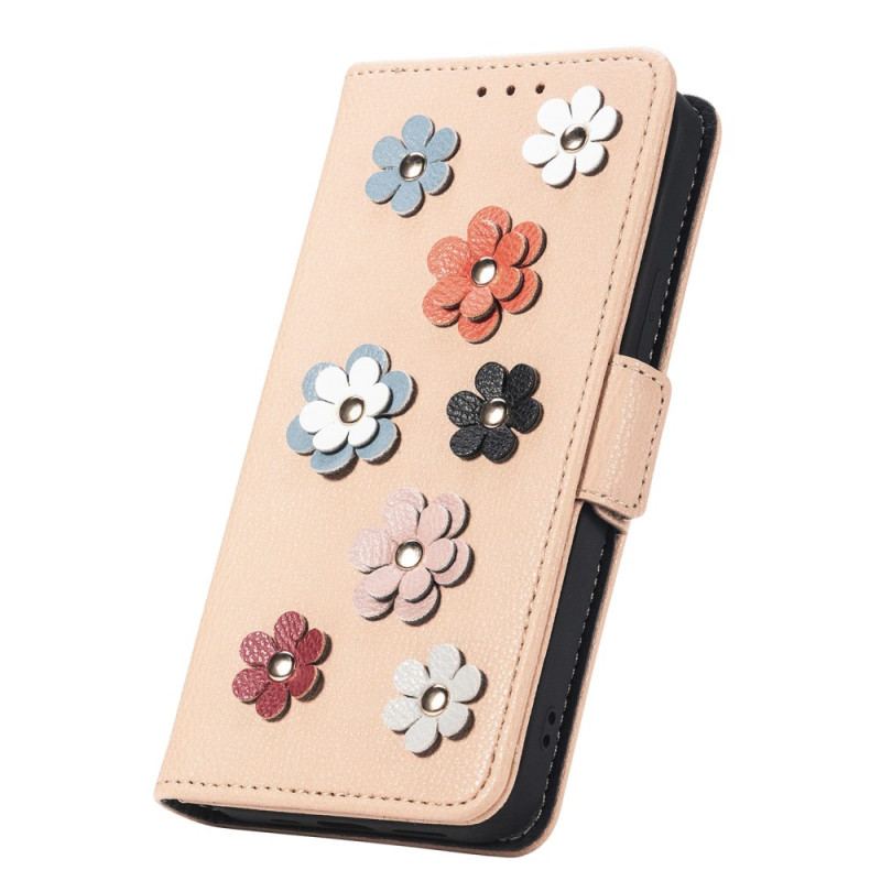 Flip Cover Sony Xperia 1 IV Dekorative Blomster