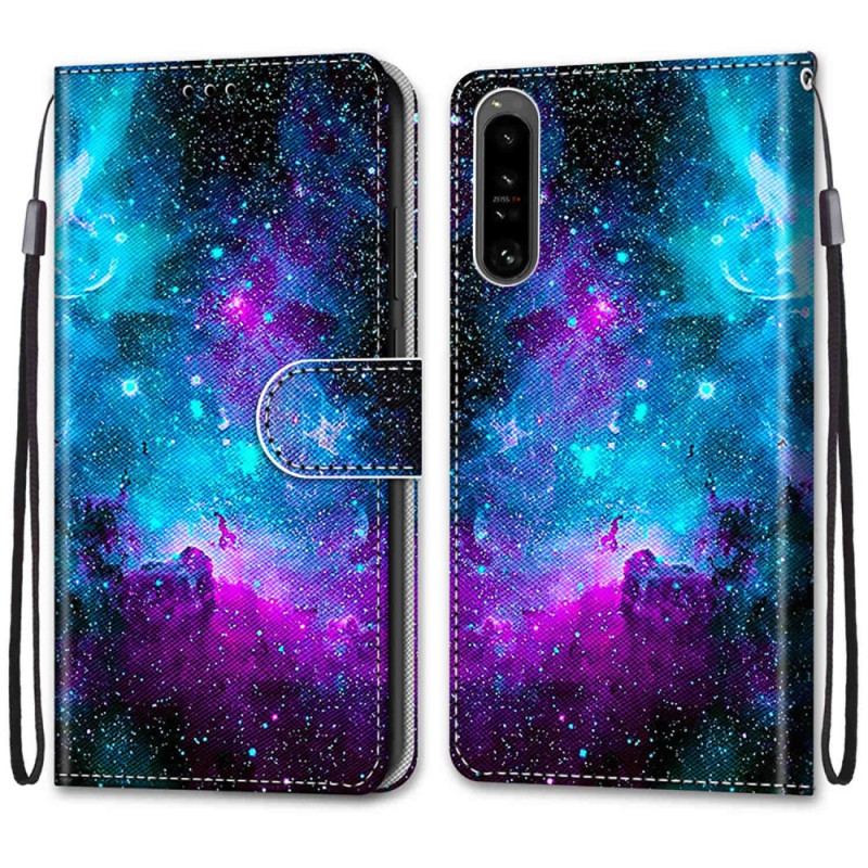 Flip Cover Sony Xperia 1 IV Kosmisk Himmel