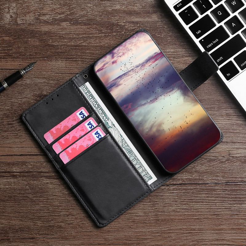 Flip Cover Sony Xperia 1 IV Krokodille Stil