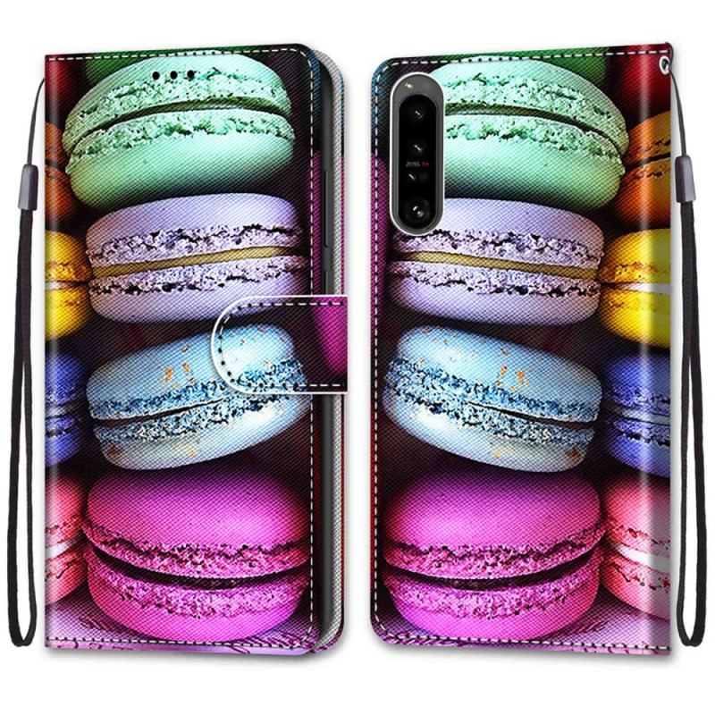 Flip Cover Sony Xperia 1 IV Macarons