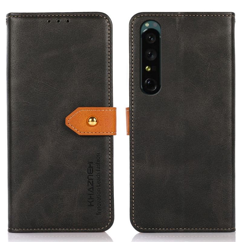 Flip Cover Sony Xperia 1 IV Med Khazneh-strop