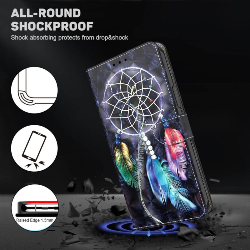 Flip Cover Sony Xperia 1 IV Med Snor Strap Dream Catcher