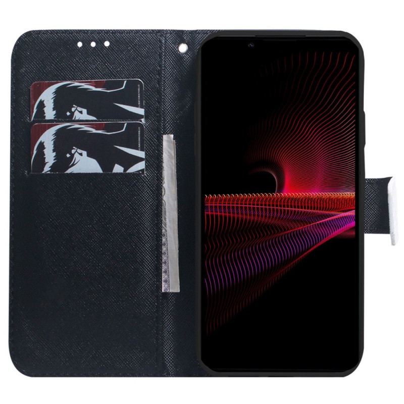 Flip Cover Sony Xperia 1 IV Med Snor Thong Egern