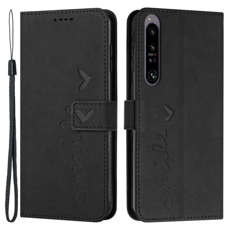 Flip Cover Sony Xperia 1 IV Smil Med Snor