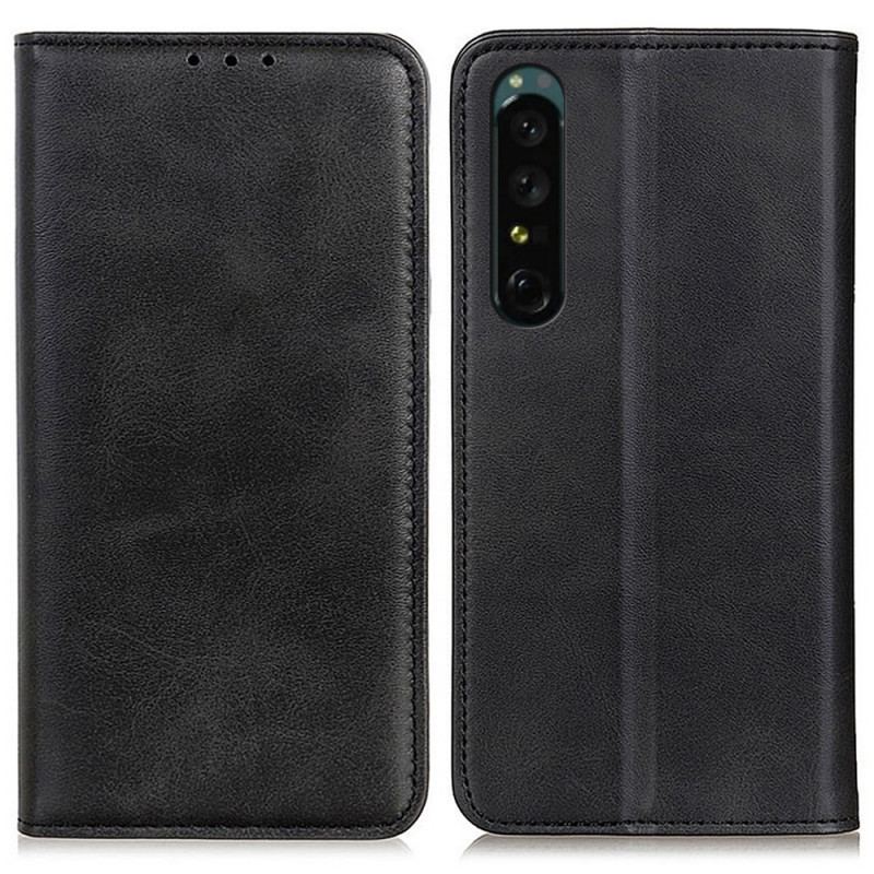 Flip Cover Sony Xperia 1 IV Split Læder