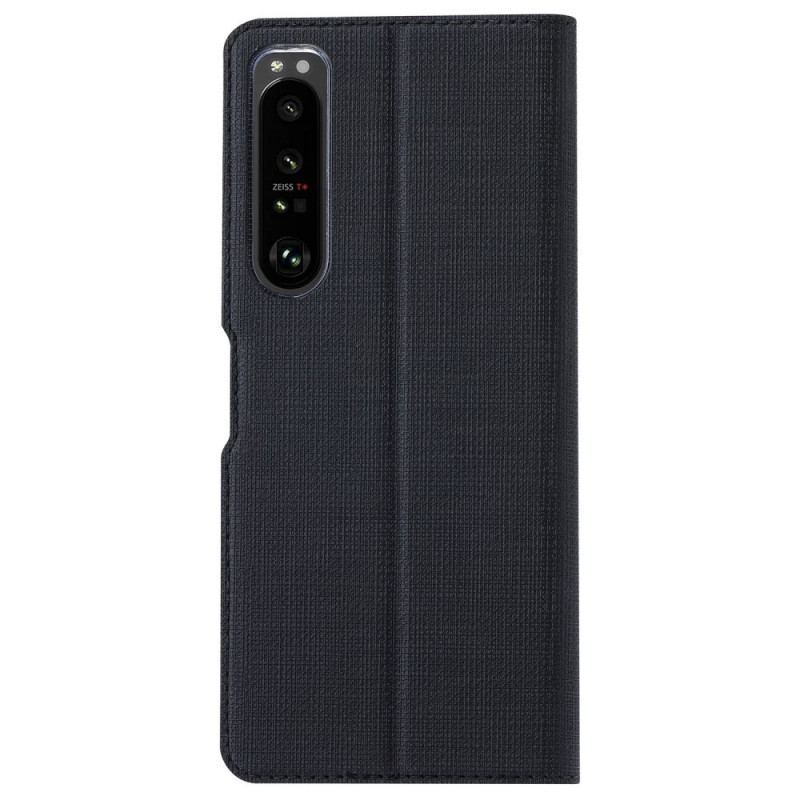 Flip Cover Sony Xperia 1 IV Vili Stoftekstur