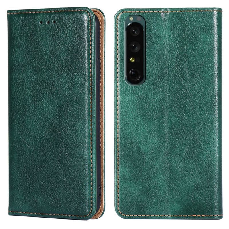 Flip Cover Sony Xperia 1 IV Vintage Design