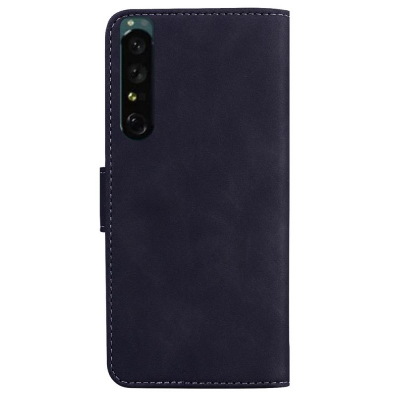 Flip Cover Sony Xperia 1 IV Vintage Sommerfugl