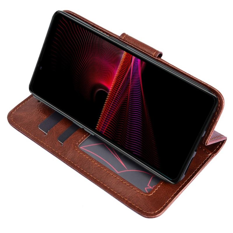 Flip Cover Sony Xperia 1 IV Vintage-stil