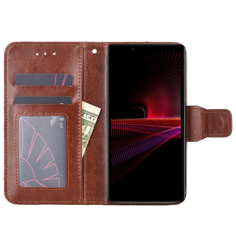 Flip Cover Sony Xperia 1 IV Vintage-stil