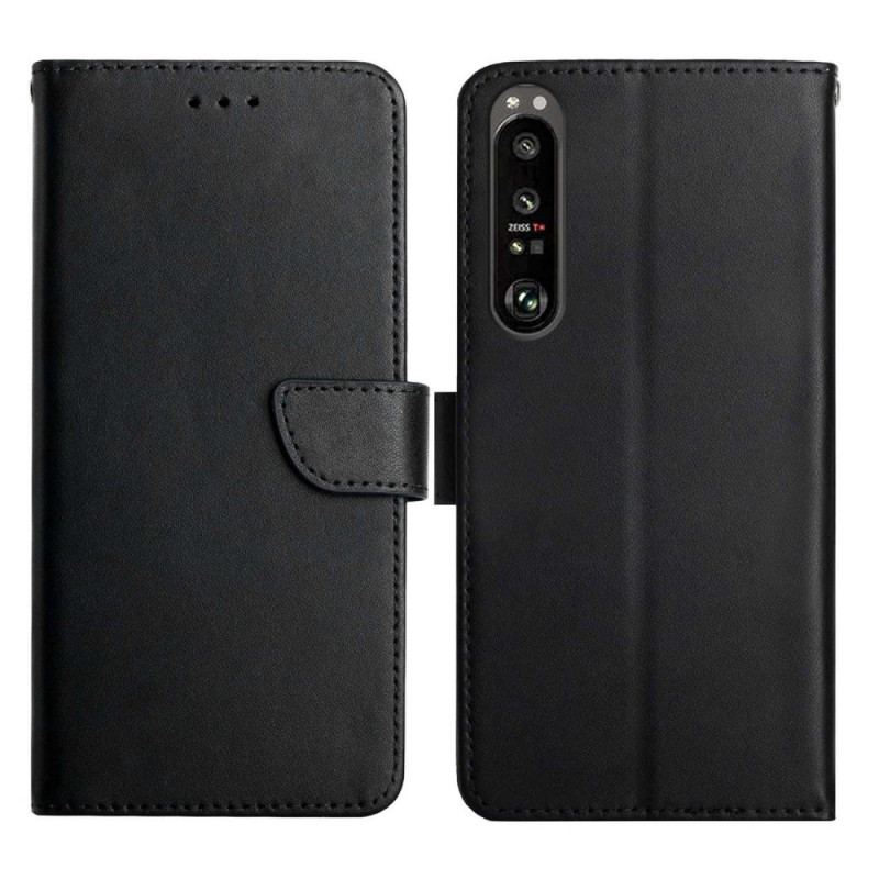 Læder Cover Sony Xperia 1 IV Ægte Nappa Læder