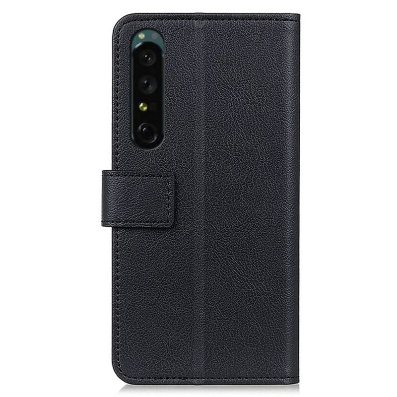 Læder Cover Sony Xperia 1 IV Klassisk