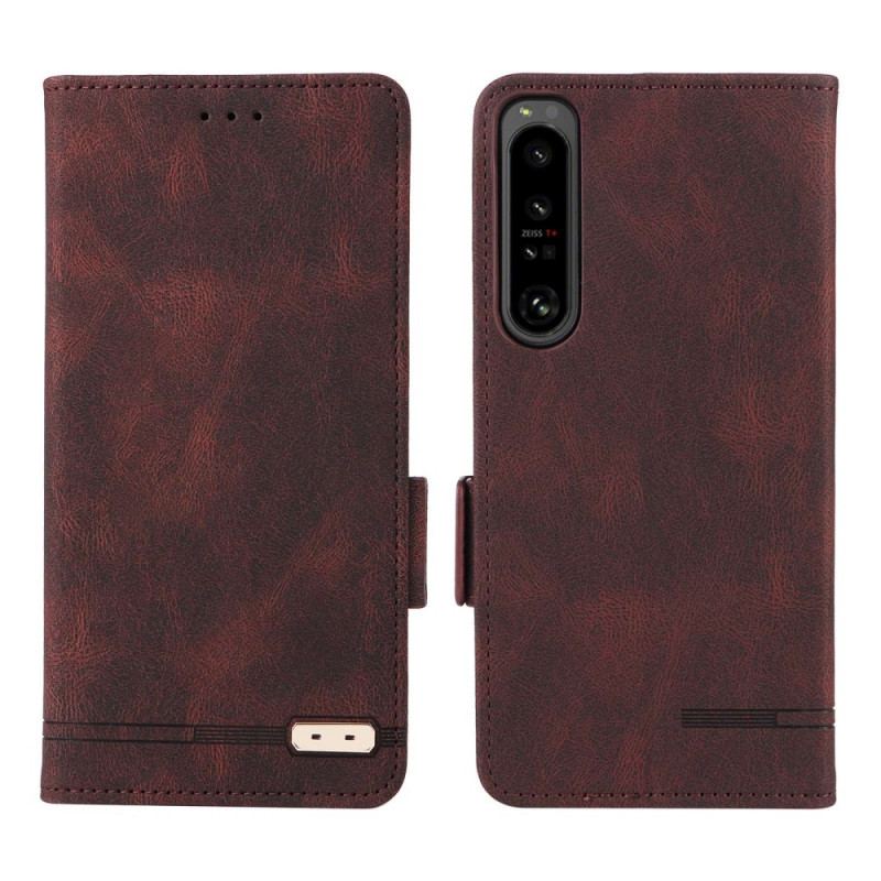 Læder Cover Sony Xperia 1 IV Luksuriøs Finesse