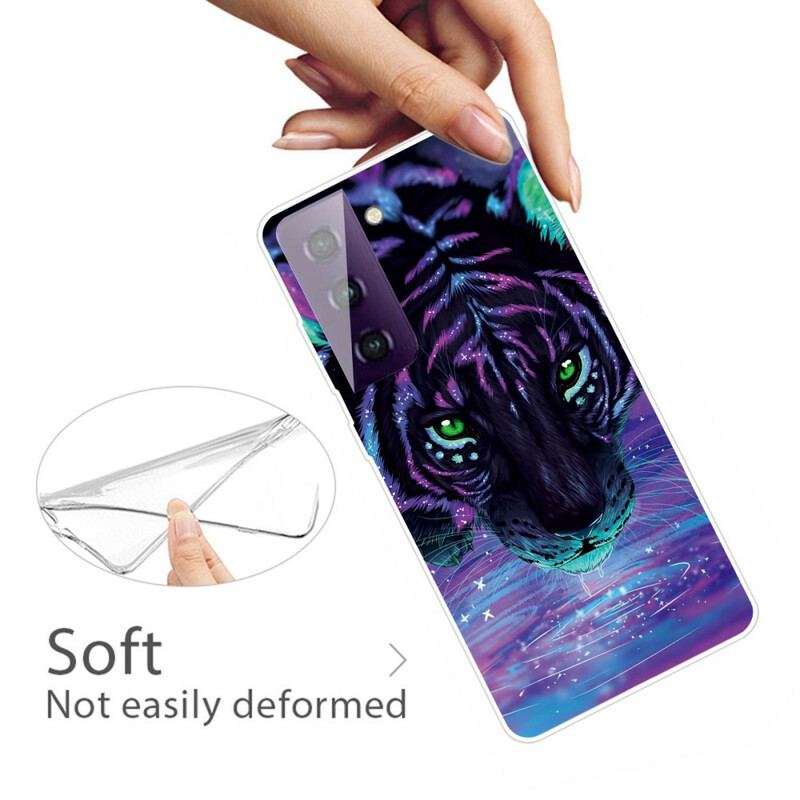 Cover Samsung Galaxy S21 FE Fantastisk Feline