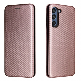 Cover Samsung Galaxy S21 FE Flip Cover Kulfiber