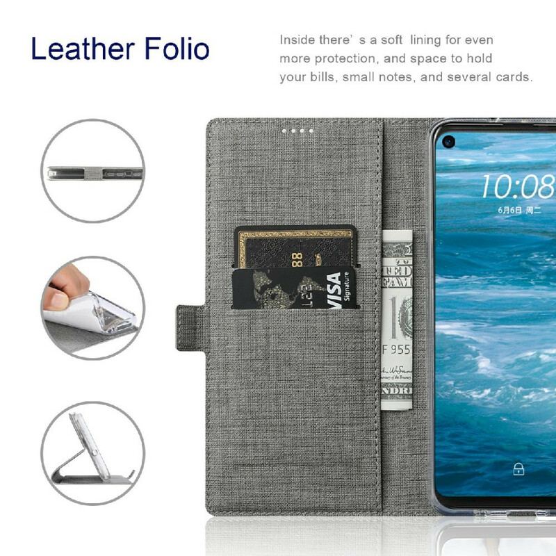 Cover Samsung Galaxy S21 FE Flip Cover Tekstureret