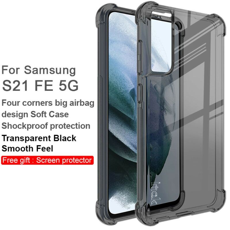 Cover Samsung Galaxy S21 FE Imak Silkeagtig Transparent