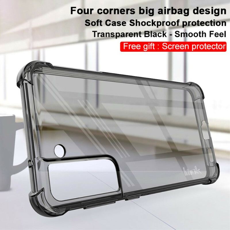 Cover Samsung Galaxy S21 FE Imak Silkeagtig Transparent