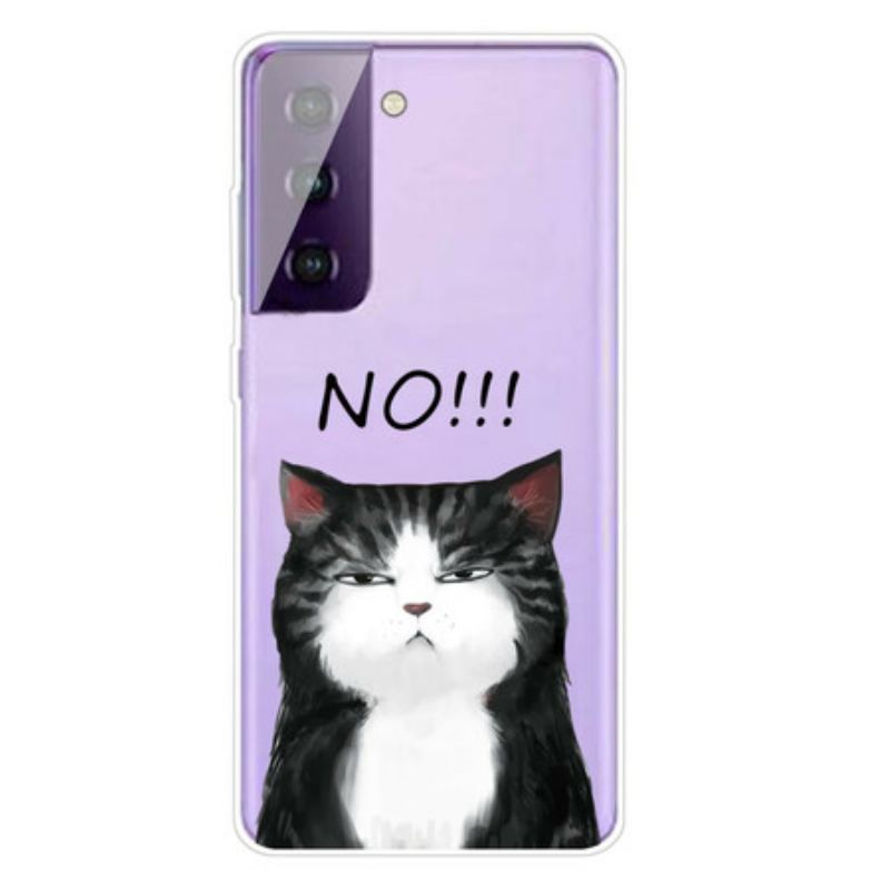 Cover Samsung Galaxy S21 FE Katten Der Siger Nej