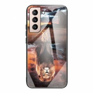 Cover Samsung Galaxy S21 FE Lion Cub's Dream Hærdet Glas