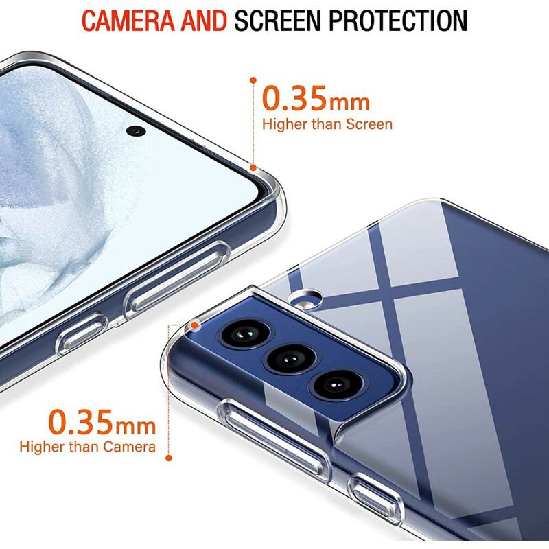Cover Samsung Galaxy S21 FE Og Hærdet Glasskærm
