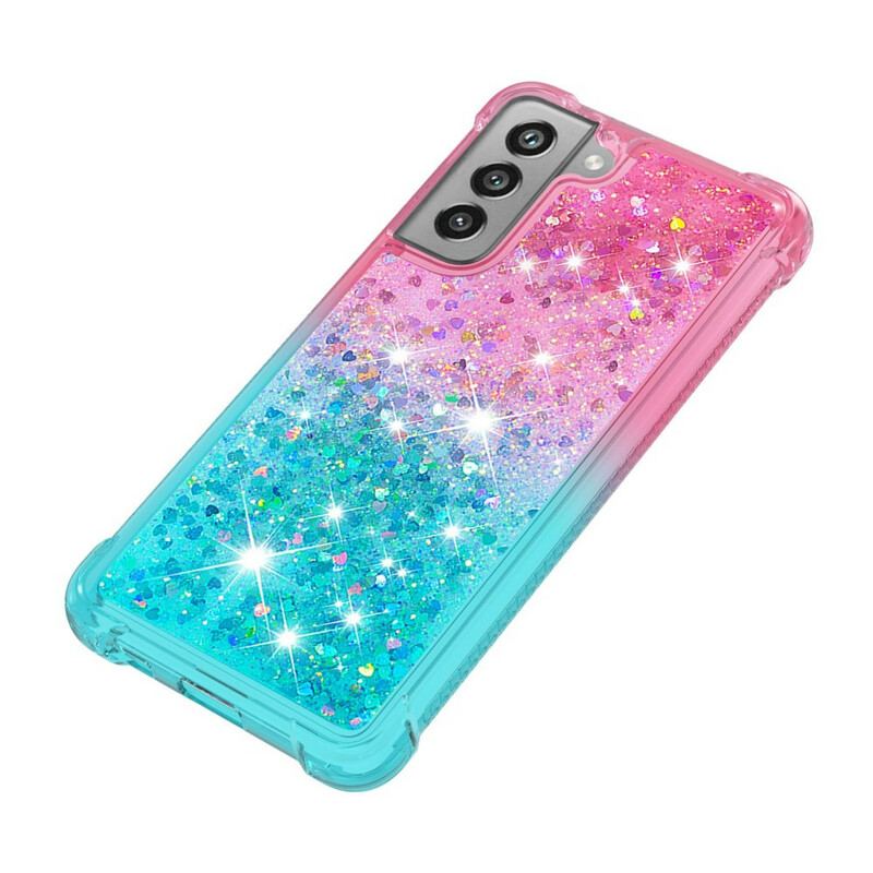 Cover Samsung Galaxy S21 FE Pailletter Farver