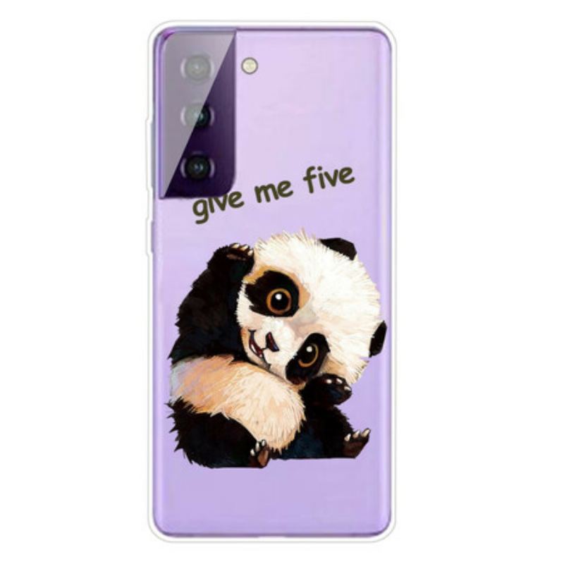 Cover Samsung Galaxy S21 FE Panda Giv Mig Fem