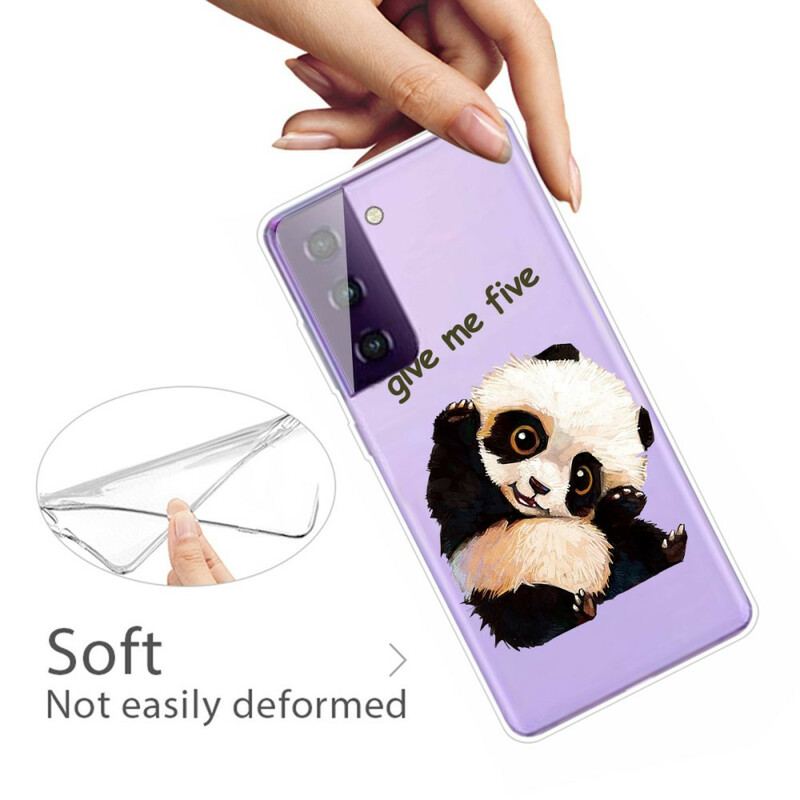 Cover Samsung Galaxy S21 FE Panda Giv Mig Fem