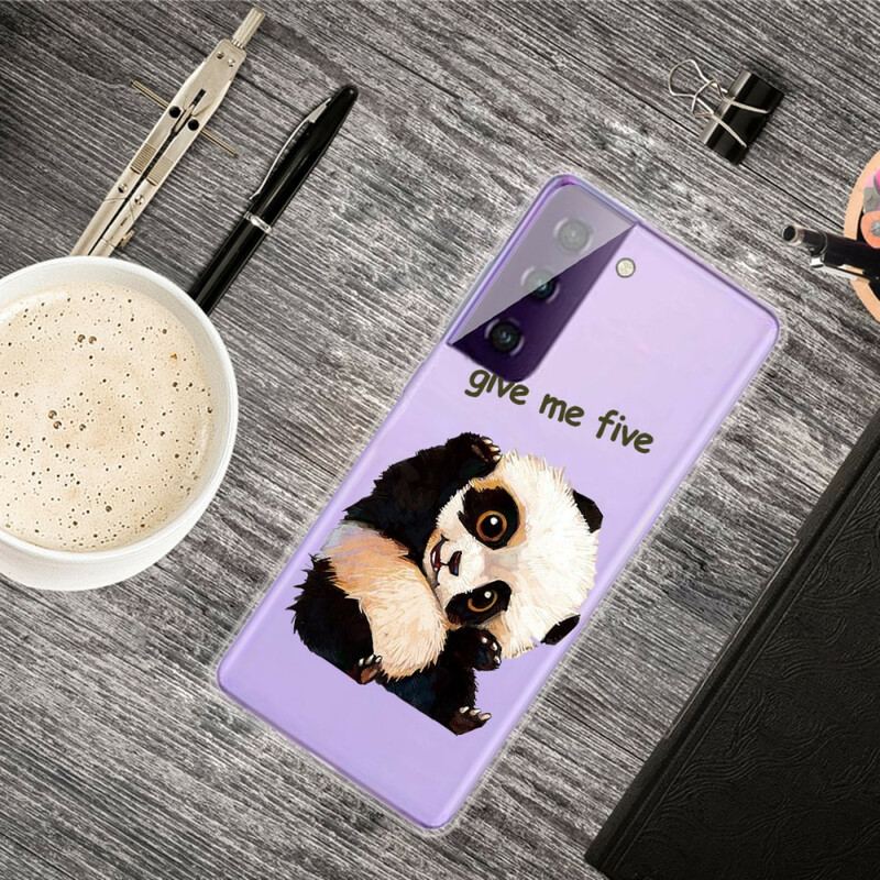 Cover Samsung Galaxy S21 FE Panda Giv Mig Fem