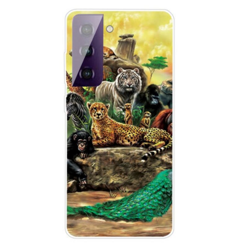 Cover Samsung Galaxy S21 FE Safari Dyr