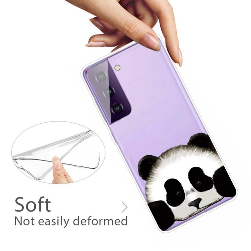 Cover Samsung Galaxy S21 FE Sømløs Panda