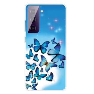 Cover Samsung Galaxy S21 FE Sommerfugle Sommerfugle