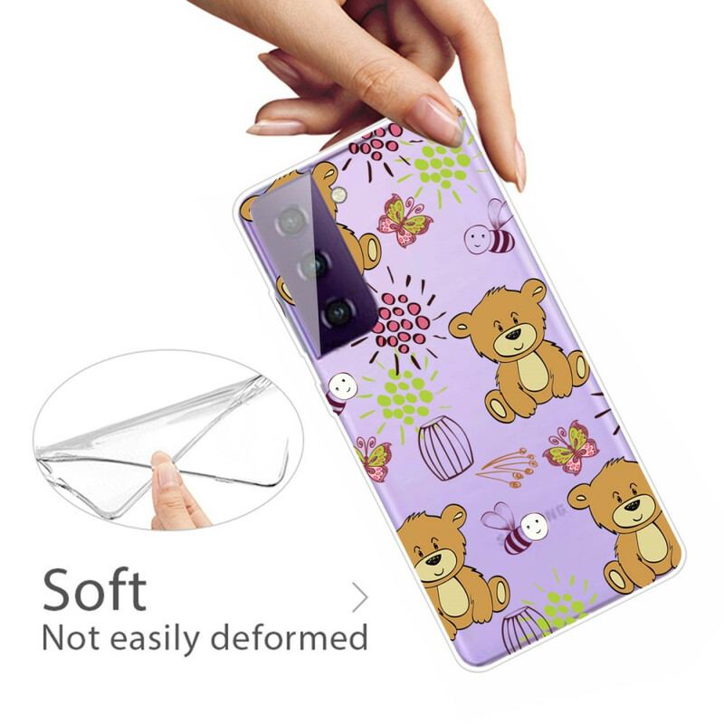 Cover Samsung Galaxy S21 FE Teddy Bears Top