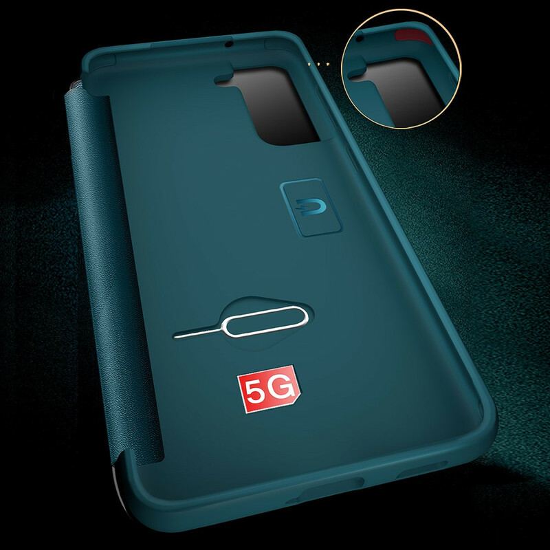 Cover Samsung Galaxy S21 FE Tekstureret Kunstlæder