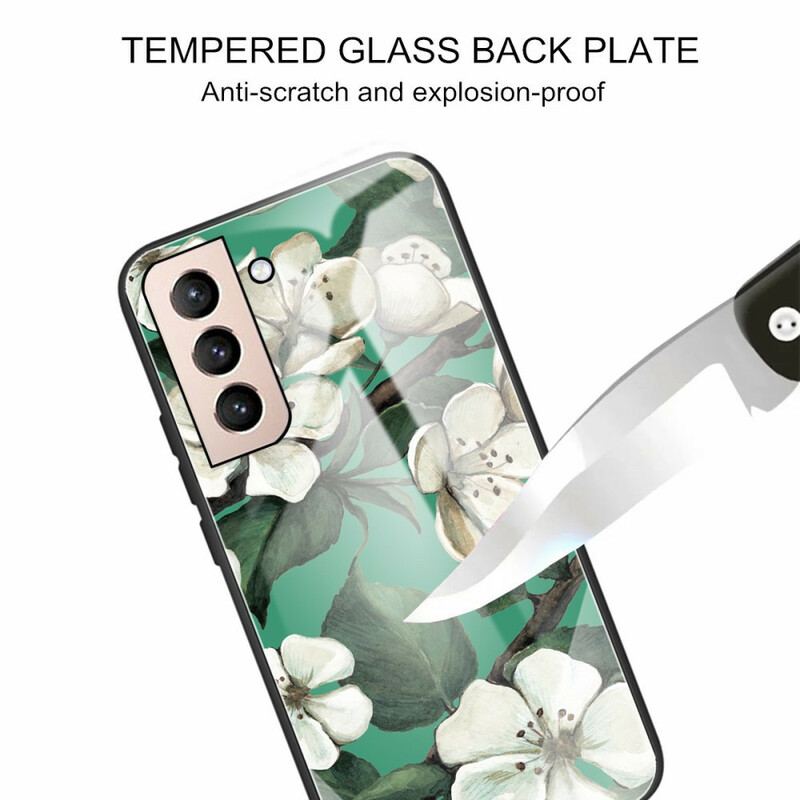 Cover Samsung Galaxy S21 FE Vegetabilsk Hærdet Glas