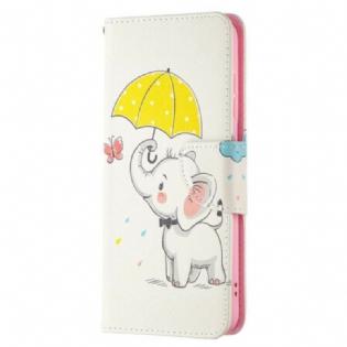 Flip Cover Samsung Galaxy S21 FE Baby Elefant