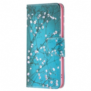 Flip Cover Samsung Galaxy S21 FE Blomstrende Træ