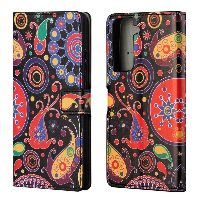 Flip Cover Samsung Galaxy S21 FE Galaxy Design