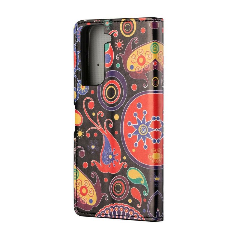 Flip Cover Samsung Galaxy S21 FE Galaxy Design