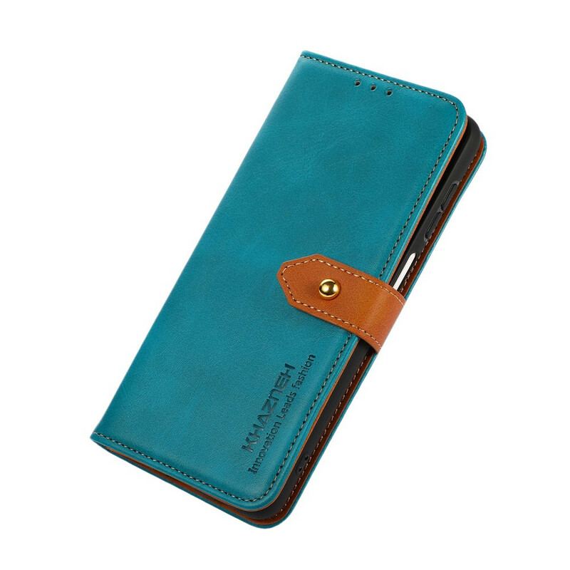 Flip Cover Samsung Galaxy S21 FE Kunstlæder Med Khazneh-strop