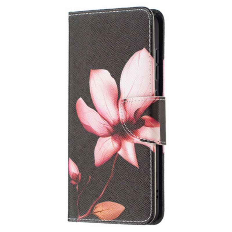 Flip Cover Samsung Galaxy S21 FE Lyserød Blomst