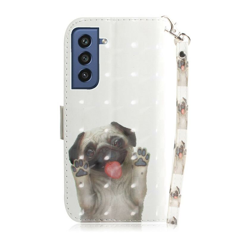 Flip Cover Samsung Galaxy S21 FE Med Snor Elsker My Dog Thong