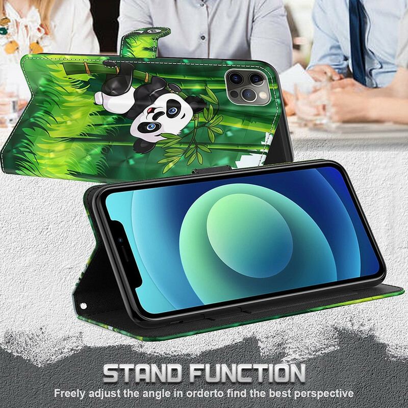 Flip Cover Samsung Galaxy S21 FE Panda Og Bambus