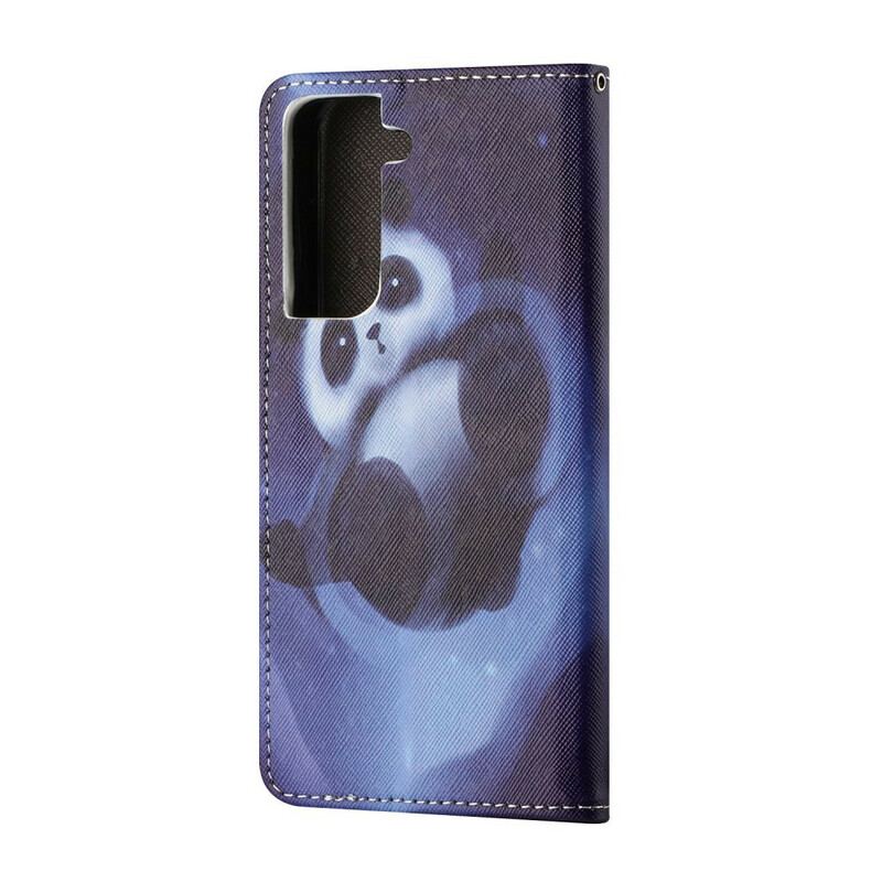 Flip Cover Samsung Galaxy S21 FE Panda Space