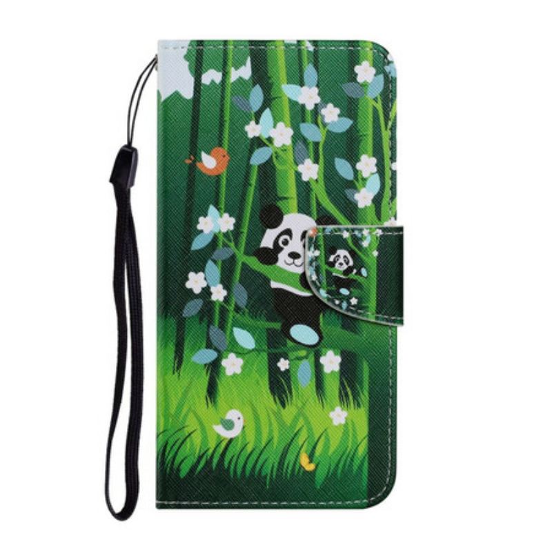 Flip Cover Samsung Galaxy S21 FE Panda Walk