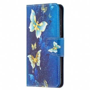 Flip Cover Samsung Galaxy S21 FE Sommerfugle Konger