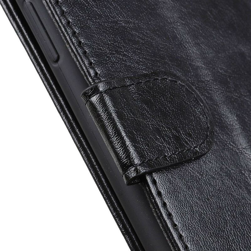 Flip Cover Samsung Galaxy S21 FE Tekstureret Kunstlæder