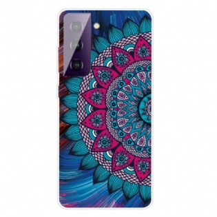 Mobilcover Samsung Galaxy S21 FE Farverig Mandala